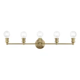 Caernarvon Woods 5 Light ADA Vanity Light by Bailey Street Home - 218-BEL-1219816