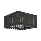 Gray Leys 4 Light 13 Inch Wide Outdoor Flush Mount by Bailey Street Home - 218-BEL-939412