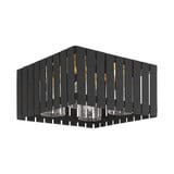 Gray Leys 4 Light 13 Inch Wide Outdoor Flush Mount by Bailey Street Home - 218-BEL-939412