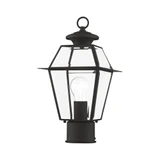 Vaughan Wynd 1 Light Outdoor Post Top Lantern 7.5 x 14 Inches by BSH - 218-BEL-1029696