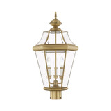 Kiln Heights 3 Light Outdoor Post Top Lantern 13 x 23.25 Inches by BSH - 218-BEL-189780