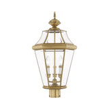 Kiln Heights 3 Light Outdoor Post Top Lantern 13 x 23.25 Inches by BSH - 218-BEL-189780