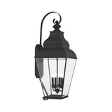 Sunningdale Pastures 4 Light Brass Wall Lantern by Bailey Street Home - 218-BEL-189826