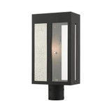 Livingstone Cross 1 Light Outdoor Post Top Lantern 5.13 x 17.25 Inch by BSH - 218-BEL-1012101