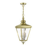 Allan Gait 3 Light Small Outdoor Pendant by Bailey Street Home - 218-BEL-1305714