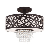 Mead Dell 2 Light 12.88 Inch Wide Semi Flush Mount by Bailey Street Home - 218-BEL-614583