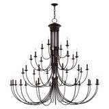 Parsons Lanes 38 Light Oversized Chandelier by Bailey Street Home - 218-BEL-939411