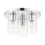 Honey Lawn 3 Light 14 Inch Wide Flush Mount by Bailey Street Home - 218-BEL-939432
