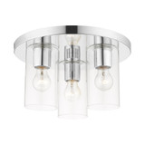 Honey Lawn 3 Light 14 Inch Wide Flush Mount by Bailey Street Home - 218-BEL-939432