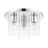 Honey Lawn 3 Light 14 Inch Wide Flush Mount by Bailey Street Home - 218-BEL-939432