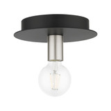 Chandos Banks 1 Light 8 Inch Wide Flush Mount by Bailey Street Home - 218-BEL-1012097
