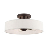 Edward Hollies 4 Light 14 Inch Wide Semi Flush Mount by Bailey Street Home - 218-BEL-939424