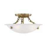 Chelsea Pines 3 Light 12 Inch Wide Flush Mount by Bailey Street Home - 218-BEL-1029735