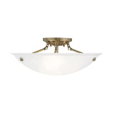 Chelsea Pines 3 Light 20 Inch Wide Flush Mount by Bailey Street Home - 218-BEL-1653694