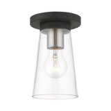Larkspur Oak 1 Light 4.75 Inch Wide Flush Mount by Bailey Street Home - 218-BEL-1219882