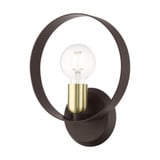 Mill Mere Road 1 Light Wall Sconce 11 Inch Tall by Bailey Street Home - 218-BEL-1012189