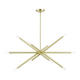 Wergs Drive 10 Light Asymmetrical Linear Chandelier by BSH - 218-BEL-1220274
