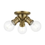 Caernarvon Woods 3 Light 7 Inch Wide Flush Mount by Bailey Street Home - 218-BEL-1219924