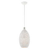 Harley Cross 1 Light Contemporary Small Pendant by Bailey Street Home - 218-BEL-939456