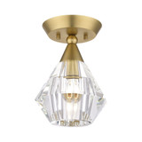 Selwyn Valley 1 Light 7 Inch Wide Semi Flush Mount by Bailey Street Home - 218-BEL-1305720