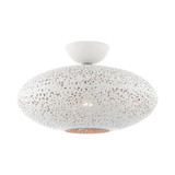 Harley Cross 1 Light 15.88 Inch Wide Semi Flush Mount by Bailey Street Home - 218-BEL-939458