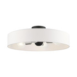 Edward Hollies 4 Light 22 Inch Wide Semi Flush Mount by Bailey Street Home - 218-BEL-939429