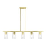 Birch Promenade 5 Light Minimalistic Linear Chandelier by BSH - 218-BEL-1219949