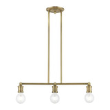 Caernarvon Woods 3 Light Minimalistic Linear Chandelier by BSH - 218-BEL-1219915