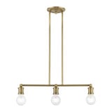 Caernarvon Woods 3 Light Minimalistic Linear Chandelier by BSH - 218-BEL-1219915
