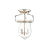 Beck Town 2 Light 10 Inch Wide Semi Flush Mount by Bailey Street Home - 218-BEL-476871
