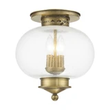 Avenue Gardens 3 Light 11 Inch Wide Flush Mount by Bailey Street Home - 218-BEL-1029760