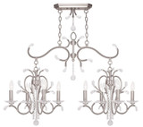 Woodford Pastures 8 Light Small Linear Chandelier by Bailey Street Home - 218-BEL-51007