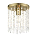 Alnwick Crescent 1 Light 8 Inch Petite Flush Mount by Bailey Street Home - 218-BEL-1012052