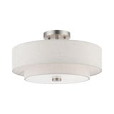 Pleasant Crescent 3 Light Semi Flush Mount by Bailey Street Home - 218-BEL-1220018