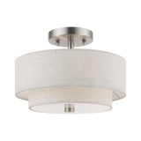 Pleasant Crescent 2 Light Semi Flush Mount by Bailey Street Home - 218-BEL-1220305