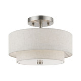 Pleasant Crescent 2 Light Semi Flush Mount by Bailey Street Home - 218-BEL-1220305