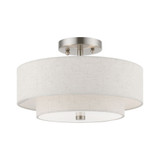 Pleasant Crescent 2 13 Inch Wide Semi Flush Mount by Bailey Street Home - 218-BEL-1220071