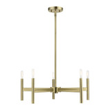 Sutherland Glas 5 Light Medium Chandelier by BSH 218-BEL-831759 - 218-BEL-831759