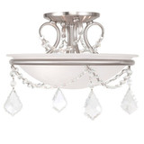 Woodhall Mill 2 Light 12 Inch Wide Semi Flush Mount by Bailey Street Home - 218-BEL-1029806