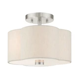 Horsley Cloisters 2 Light 11 Inch Semi Flush Mount by Bailey Street Home - 218-BEL-1012245