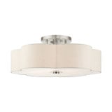 Horsley Cloisters 6 Light 28 Inch Semi Flush Mount by Bailey Street Home - 218-BEL-1012251