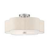 Horsley Cloisters 3 Light 18 Inch Semi Flush Mount by Bailey Street Home - 218-BEL-1012248