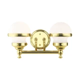 Eversley North 2 Light Vanity Light 15 Inch Wide by Bailey Street Home - 218-BEL-939586