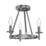 Sapello 3 Light 13 Inch Wide Semi Flush Mount by Bailey Street Home - 2605-BEL-1327637