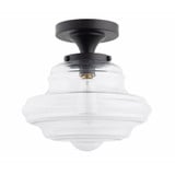 Dunster Heath 1 Light 12 Inch Wide Semi Flush Mount by Bailey Street Home - 2595-BEL-1292707
