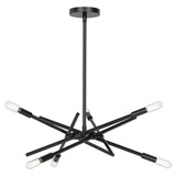 Ellicot 6 Light Chandelier 52.75 Inch Tall and 26.75 Inch Wide by BSH - 2605-BEL-1365585