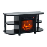 TV Stand with 18 Inch Insert Electric Fireplace by BSH - 2615-BEL-1375861