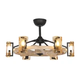 Gala Grove 3 Blade Ceiling Fan with Light Kit 34 Inch Wide by BSH - 2615-BEL-1375821