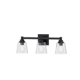 Montford 3 Light Clear Bath Vanity 8.13 Inch Tall by BSH - 2605-BEL-1365608