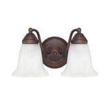 2 Light Traditional Vanity Light 12 Inch Wide by BSH - 309-BEL-990150